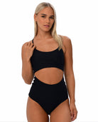 LUX Milo one piece swimsuit black colour Noir